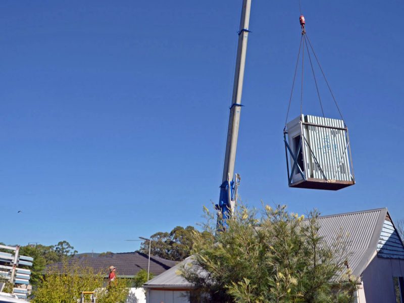 MAAP House hybrid panelised modular homes. The Clontarf 2 Bed Granny Flat factory built on site delivery