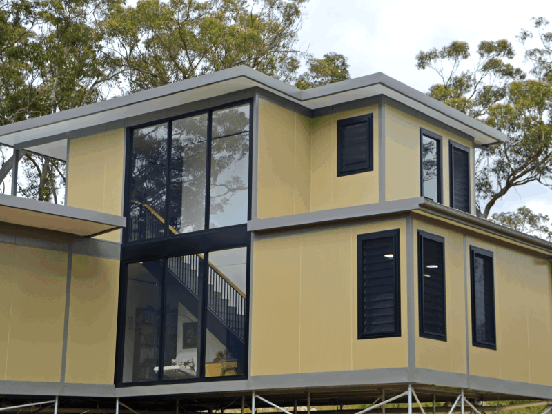 MAAP House hybrid panelised modular homes-the Cellito double storey large family home external